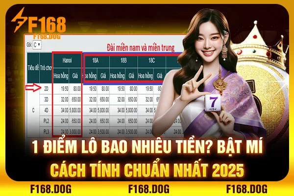 1 Điểm Lô Bao Nhiêu Tiền? Bật Mí Cách Tính Chuẩn Nhất 2025